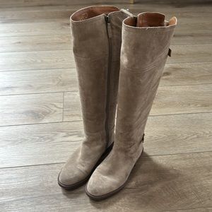 Franco Sarto Knee High Suede Boots Size 5.5